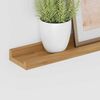 vidaXL Wall Shelf 4 pcs Brown 115 x 9 x 3 cm Engineered Wood