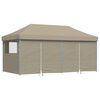 vidaXL Party Tent Pop-up Taupe 580 x 292 x 315 cm Oxford Fabric