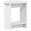 vidaXL Side Table High Gloss White 50 x 39,5 x 55 cm Engineered Wood