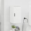 vidaXL Bathroom Cabinet Wall-mounted with Door White 30 x 31.5 x 61 cm