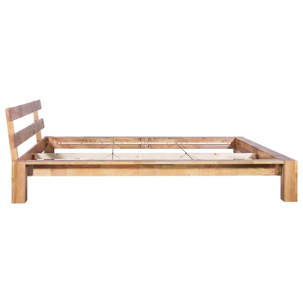 vidaXL Bed Frame without Mattress Solid Oak Wood 160x200 cm