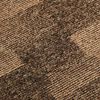 vidaXL Floor Carpet 20 pcs Brown 50 x 50 cm PP