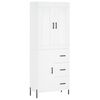 vidaXL Highboard White 69.5x34x180 cm Engineered Wood
