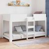 vidaXL Bunk Bed for Kids White 100 x 200 cm Engineered Wood