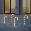 Ambiance Christmas Candy Cane Lights Set 4 pcs
