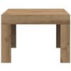 vidaXL Coffee Table Artisan Oak 50 x 50 x 35 cm Engineered Wood