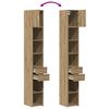 vidaXL Storage Cabinet 2 pcs Artisan Oak 30 x 42.5 x 225 cm