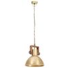 vidaXL Industrial Hanging Lamp 25 W Brass Round 30 cm E27