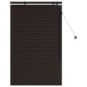 vidaXL Venetian Blind Dark Brown 90 x 130 cm 35 mm