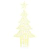 vidaXL Christmas Tree with 240 LEDs Warm white 150 cm Acrylic