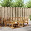 vidaXL Outdoor Sofa Set 5 pcs Natural Solid Acacia Wood