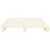 vidaXL Pallet Bed Frame without Mattress 200x200 cm Solid Wood Pine