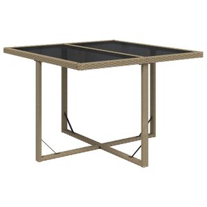 vidaXL Garden Table | Beige and Black