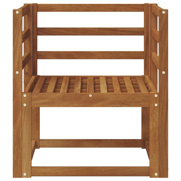 vidaXL Outdoor Sofa Solid Acacia Wood Natural