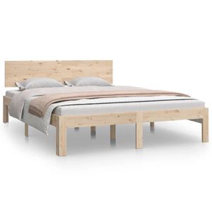 vidaXL Bed Frame without Mattress 135x190cm Double