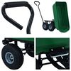 vidaXL Garden Tipping Hand Cart 300 kg 75L Green