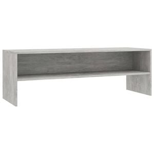 vidaXL TV Cabinet | Concrete grey | Engineered wood | Medium | TV Cabinet