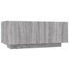 vidaXL 3 Piece TV Cabinet Set with LED Lights Grey Sonoma Engineered Wood