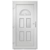 vidaXL Front Door White 88x208 cm PVC