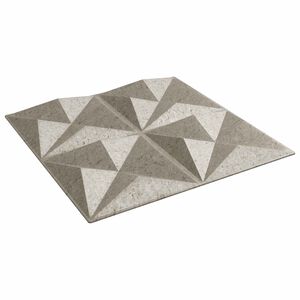vidaXL Wall Panels 24 pcs Origami Beton 50 x 50 cm XPS Foam