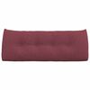 vidaXL Back Pillow Wine Red 120 x 24 x 50 cm Fabric