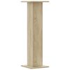 vidaXL Speaker Stands 2 pcs Sonoma Oak 30x30x95 cm Engineered Wood