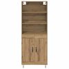 vidaXL Highboard 2 pcs Artisan Oak Engineered Wood