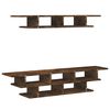 vidaXL TV Wall Units Brown Oak Engineered Wood