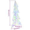 vidaXL Christmas Tree with 100 LEDs Multicolour 120 cm Acrylic
