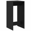vidaXL Bar Table Black Oak 51 x 50 x 103.5 cm Engineered Wood
