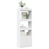 vidaXL Highboard&nbsp;White 63x33x180 cm Engineered Wood