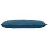 vidaXL Back Pillow Blue 100 x 50 cm Corduroy Fabric