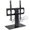 vidaXL TV Bracket with Base Iron Black 23"-55