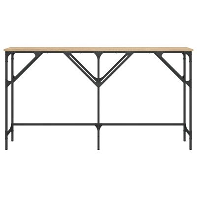 vidaXL Console Table Sonoma Oak 140x29x75 cm Engineered Wood