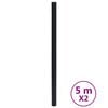 vidaXL Furniture Stickers Self-Adhesive Matte Black 90x500 cm PVC