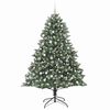 vidaXL Artificial Christmas Tree with Stand Green 160 x 160 x 240 cm