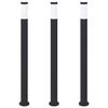 vidaXL Bollard Lights 3pcs 110 cm Stainless Steel IP44
