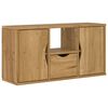 vidaXL 4 Piece TV Units with Storage ODDA Solid Wood Pine