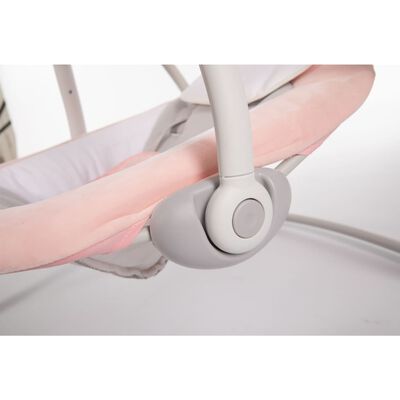 Bo Jungle Portable Baby Swing Dolphy Grey and Pink