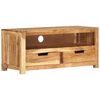 vidaXL TV Cabinet 88x35x40 cm Solid Wood Acacia