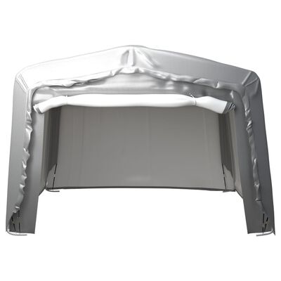 vidaXL Storage Tent 370x370 cm Steel Grey