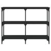 vidaXL Console Table Black 100x29x75 cm Engineered Wood