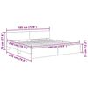 vidaXL Bed Frame with Headboard Old Wood 180 x 200 cm Engineered Wood