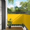 vidaXL Balcony Screen Yellow 90 x 200 cm PU coated oxford alu