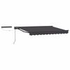 vidaXL Electric Retractable Awning Anthracite and Grey 3.5 x 2.5 m