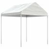 vidaXL Gazebo With Roof | White | Polyethylene, Galvanised Steel | Large