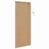 vidaXL Roller Blind with Curtains Manual Brown 90 x 220 cm Bamboo