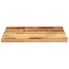 vidaXL Table Top 60x50x3.8 cm Rectangular Solid Wood Rough Mango