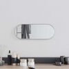 vidaXL Wall Mirror Silver 40x15 cm Oval