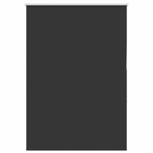vidaXL Roller Blind Blackout Black 110x130 cm Fabric Width 105.7 cm Polyester